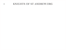 Tablet Screenshot of knightsofstandrew.org